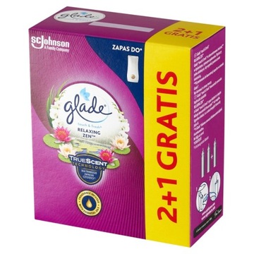 GLADE ZAPAS ONE TOUCH RELAXING ZEN 3szt