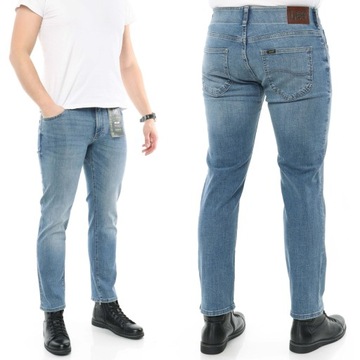 LEE STRAIGHT FIT spodnie performance jeans W36 L32