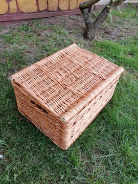 КОРЗИНА, ЧЕМОДАН, КОРОБКА, ПЛЕТЕНАЯ КОРОБКА 40х30