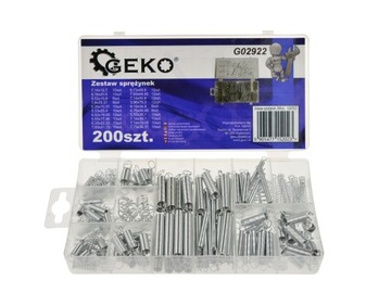 Zestaw sprężynek 200szt. GEKO G02922