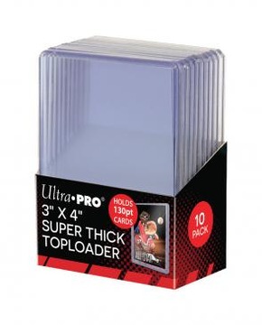 130PT Super Thick Toploader 3x4 10 szt. Ultra Pro
