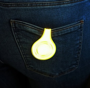 Светоотражающий магнитный зажим Светоотражающий велосипедный магнит