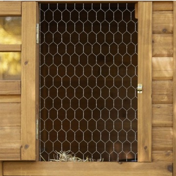 Забор из оцинкованной проволочной сетки