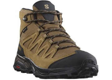 Salomon X Ward Leather Mid GTX 471818 47 1/3 Brązowe