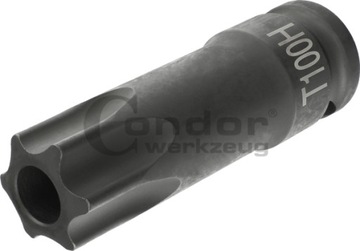 NASADKA UDAROWA TORX T100 1/2'' Z OTWOREM
