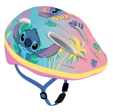Hulajnoga trójkołowa balansowa 2x wstążki kask 52-56 cm M Stitch Potworek