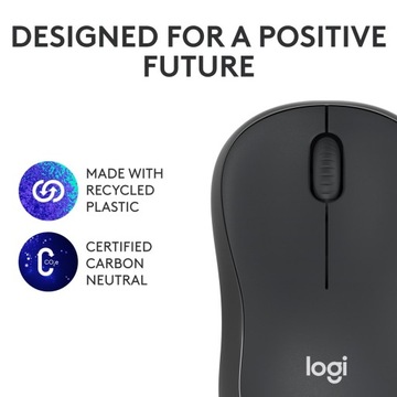 Графитовая Bluetooth-мышь LOGITECH M240