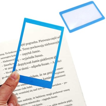 SZKŁO POWIĘKSZAJĄCE KARTA DO PORTFELA LUPA POWIĘKSZAJĄCA FORMACIE KARTY