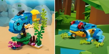 НАБОР LEGO CREATOR 3IN1 ЭКЗОТИЧЕСКИЙ ПОПУГАЙ РЫБА-ЛЯГУШКА 31136