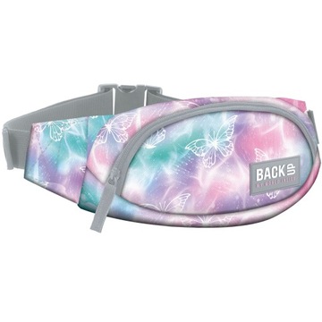 TORBA NA BIODRA SASZETKA NERKA BACKUP S10 PASTELOWA MAGIA MOTYLE