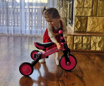 BALANCE BIKE Велосипед трехколесный 4в1 для детей 1, 2, 3 лет Синий детский