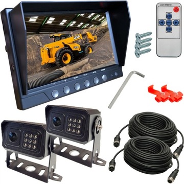 Zestaw cofania AHD7010 2x kamera SONY Full HD do TIR BUS TRAKTOR KOMBAJN