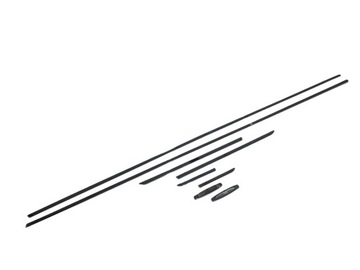 ХРОМИРОВАННЫЕ НИЖНИЕ НАКЛАДКИ НА ДВЕРИ КУЗОВА W204 КУПЕ