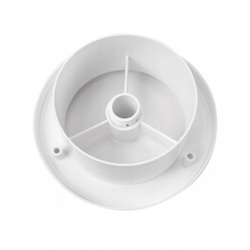 ПРОВИВАТЕЛЬ ПРИТОЧНОГО И ВЫТЯЖНОГО ВОЗДУХА, БЕЛАЯ РЕШЕТКА Fi 100