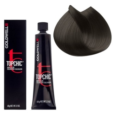 GOLDWELL TOPCHIC FARBA 4N 60ML INTENSYWNY BRĄZ