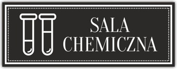 Tabliczka Grawer na Drzwi SALA CHEMICZNA