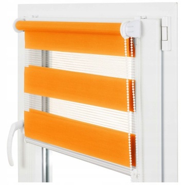 ROLETA DZIEŃ NOC NA WYMIAR BEZINWAZYJNA 39x220 ZEBRA