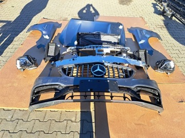 Mercedes 205 lift 63 amg zderzak lampy chłodnice pas przedni maska błotniki