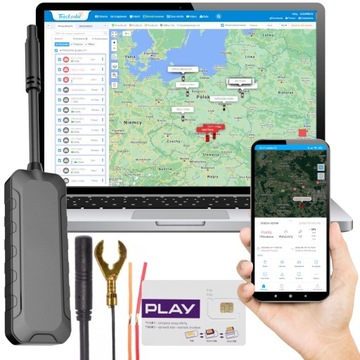 Lokalizator GPS mini Nadajnik z dostępem do Serwisu Tracksolid Pro WWW SMS