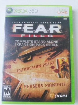 FEAR FILES XBOX 360 NTSC