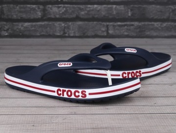 Klapki, japonki Crocs BAYABAND FLIP NAVY/PEPPER 2053934CC