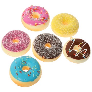 Donut Toy Pu Symulacja Chleba 6 Szt