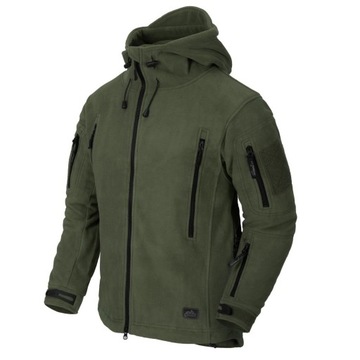 Bluza Męska Polarowa Polar Kurtka Helikon Patriot Gruba Olive Green XXL