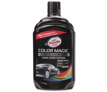 TURTLE WAX ЧЕРНЫЙ КРАСОЧНЫЙ ВОСК 500 МЛ COLOR MAGIC JET BLACK WAX EMULSION