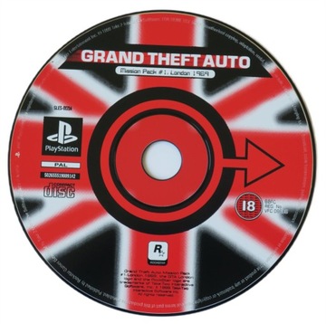 PS1 GRA GRAND THEFT AUTO LONDON 1969 GTA PLAYSTATION 1 PSX