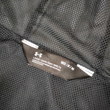 UNDER ARMOUR Kurtka Wiatrówka Męska Logowana r. M