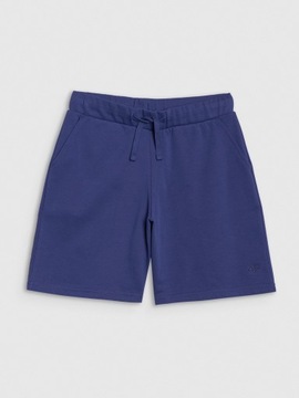 КОРОТКИЕ ШОРТЫ ДЛЯ МАЛЬЧИКОВ 4F, ДЕТСКИЕ СПОРТИВНЫЕ ТРЕНИРОВКИ M627 ХЛОПОК 152