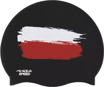 Czepek Aqua-speed Polska czarny