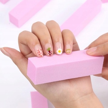 10 пилочек для ногтей «лодочка» 100/180 + блок в подарок