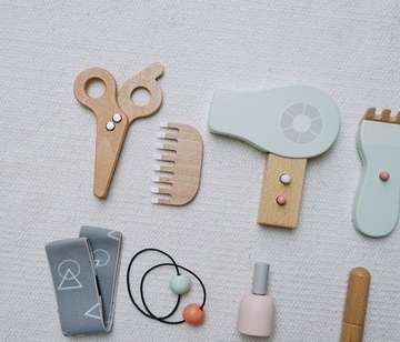 Большой деревянный туалетный столик для детей Nunukids, ящики, зеркало, сиденье XXL