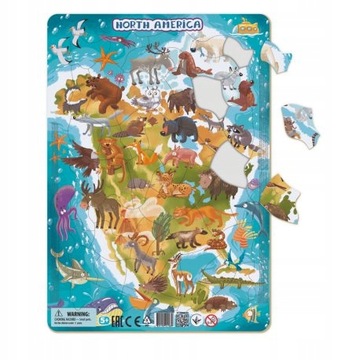 DODO Puzzle 53 el. ramkowe Ameryka Płn. 300177