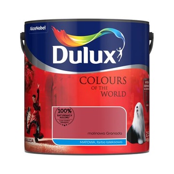 DULUX Farba lateksowa Malinowa Granada 2,5l