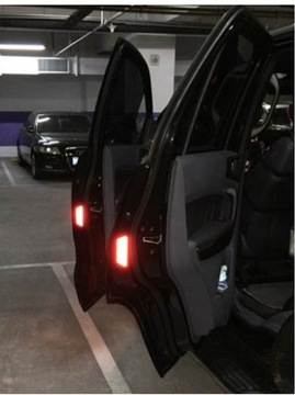 4 СВЕТООТРАЖАЮЩИХ ПРЕДУПРЕЖДАЮЩИХ НАКЛЕЙКИ ДЛЯ АВТОМОБИЛЬНЫХ ДВЕРЕЙ, САМОКЛЕЯЩИЕСЯ