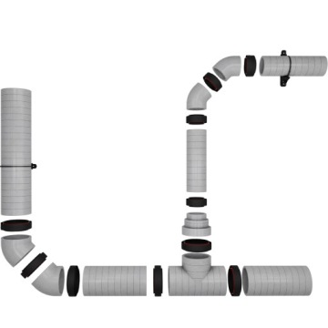 Тройник Heatpex Aria Aduro ADT 200 мм Рекуперация