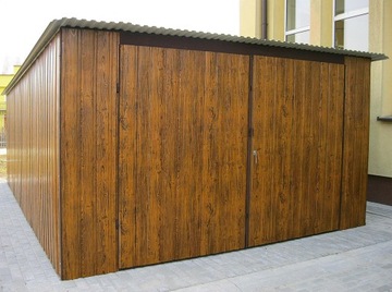 Листы для гаража 4х5, широкая панель ореха