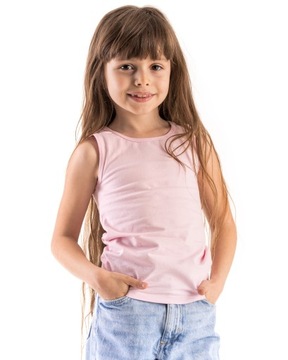 ФУТБОЛКА ДЛЯ ДЕВОЧЕК НА РЕМЕНЯХ 110/116