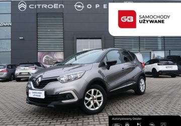 Renault Captur I Crossover Facelifting 0.9 Energy TCe 90KM 2018 Renault Captur 0.9 TCe 90KM Limited Salon PL ASO Klimatyzacja Nawigacja