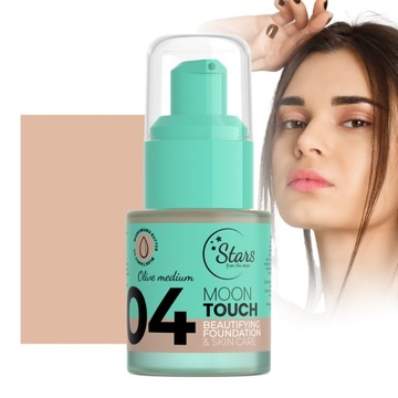 Звезды со звезд MOON TOUCH ухаживающая ТОНАЛЬНАЯ ФЛЮИД #04 OLIVE MEDIUM