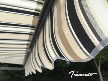 Электрическая маркиза 450х300 Серый Бежевый Кремовый PREM