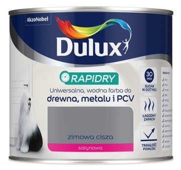 FARBA DULUX RAPIDRY- do drewna, zimowa cisza, 0.4l