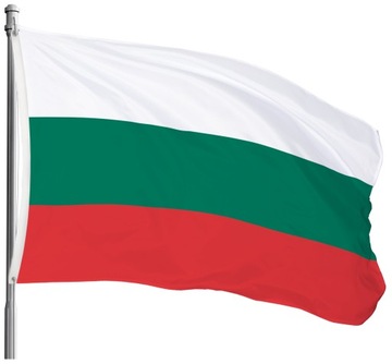 Flaga Masztowa Bułgarii PREMIUM 150x92 cM