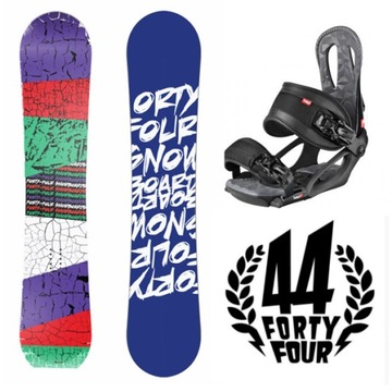 Zestaw SNOWBOARD 157cm + wiązania DRAKE KING, AM