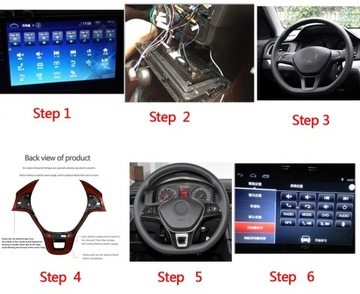 Кнопка переключения управления на руле модифицированного VW MK6 Golf 7 Jetta Polo