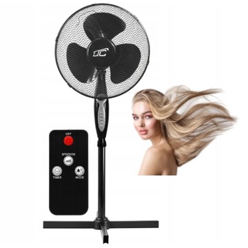 БОЛЬШОЙ НАПОЛЬНЫЙ ВЕНТИЛЯТОР, ВЕНТИЛЯТОР С ДИСТАНЦИОННЫМ КОЛЕНИРОВАНИЕМ