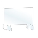 Osłona z plexi biurkowa ochronna na ladę 130x60 cm