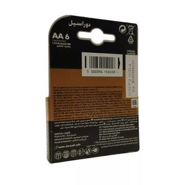 LR6/MN1500 ЩЕЛОЧНЫЕ БАТАРЕИ DURACELL